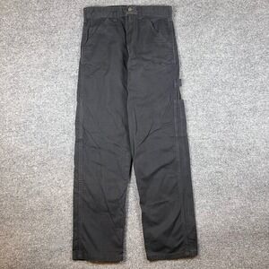 Stan Ray Pants Mens 30x32 Black Painter Carpenter Cargo Twill Canvas Made in USA